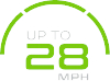 Up to 28 MPH